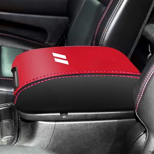 Vista 18 de YOSRTER para Dodge Durango Accesorios 2011-2018 2019 2020 Funda para el reposabrazos de la consola central, de piel, antiarañazos, decoración