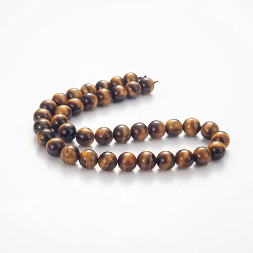 Vista 32 de 100 piezas de cuentas de piedra natural de 6 mm, turquesa africana redonda, cuentas sueltas de gema con cordón elástico para hacer pulseras