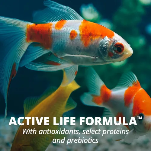 Vista 6 de Tetra Goldfish Flakes, dieta nutricionalmente equilibrada para peces de acuario, copos enriquecidos con vitamina C, 2.2 libras