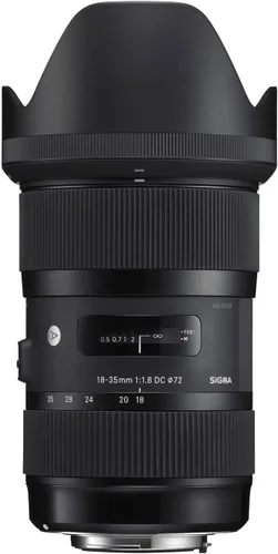 Vista 11 de Lente Sigma F1.8 Art DC HSM de 18 a 35 mm para Canon, negro (210101)