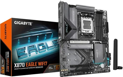 Vista 12 de GIGABYTE X670 AORUS Elite AX AMD AM5 ATX placa base, compatible con Ryzen serie 9000/8000/7000, DDR5, 8+8 Power Phase, 4X M.2, PCIe 5.0, USB-C 3.2