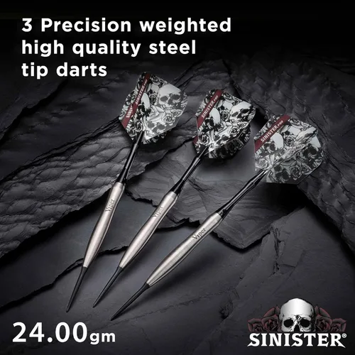 Vista 9 de Viper Dardos siniestros con punta de acero de tungsteno al 95%