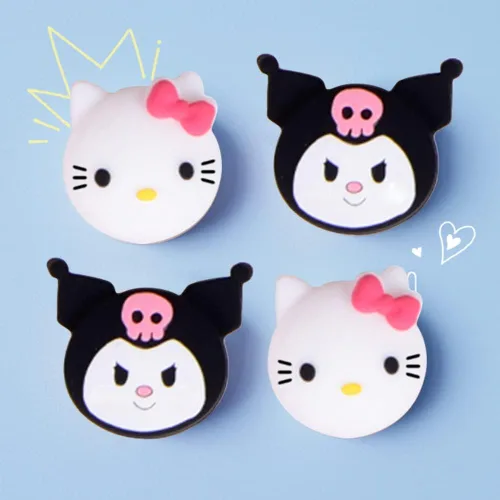 Vista 8 de PERFECTSIGHT Lindas tapas de agarre para el pulgar para Playstation 45, PS5, PS4, Xbox Series XS, Xbox One, Switch PRO Controller, 4 piezas Kawaii
