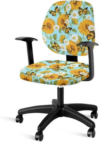 Vista 36 de Autumn Cow Office Chair Cover for Armrest Chairs