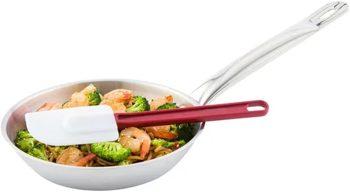 Vista 5 de Restaurantware Met Lux - Espátula de alto calor de 10 pulgadas, 1 espátula resistente al calor en forma de cuchara, apta para lavavajillas, espátula