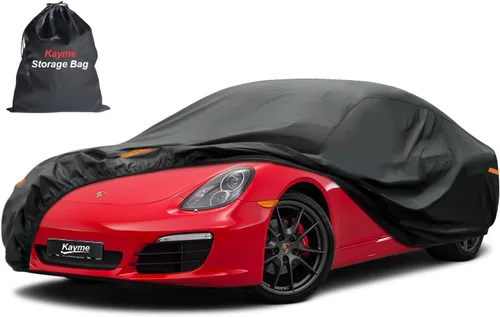 Vista 52 de Kayme - Cubierta impermeable resistente de 7 capas para camioneta, apta para todo clima, protección para exteriores contra lluvia y rayos UV, ajuste