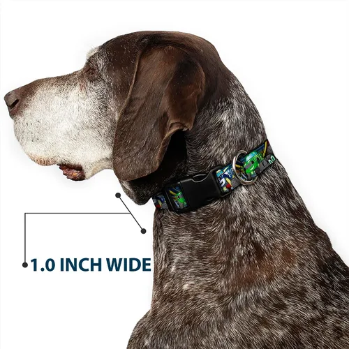 Vista 6 de Collar de perro Clip de plástico Blaze and The Monster Machines 6 Trucks Group Pose 6 a 9 pulgadas 0.5 pulgadas de ancho