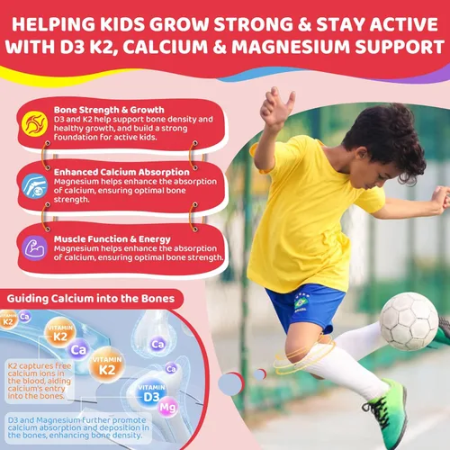 Vista 6 de LILICARE Paquete de gomitas de mio-inositol y D-Chiro inositol + gomitas rellenas de vitamina D3 K2 para niños