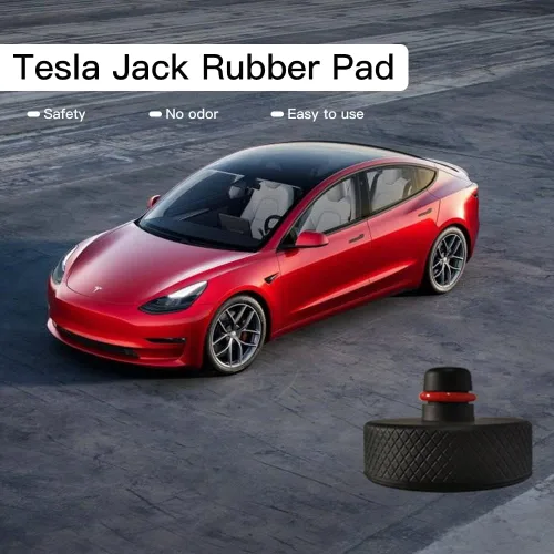 Vista 5 de Paquete de 4 almohadillas de elevación compatibles con accesorios Tesla Model 3/S/X/Y, adaptador de almohadilla de goma sin olor