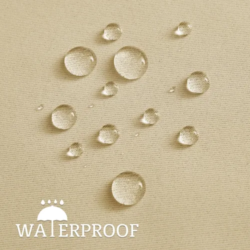 Vista 7 de RYB HOME Cortinas para exteriores resistentes al viento, cortina opaca impermeable con bolsas de peso, cortinas aisladas de privacidad para patio