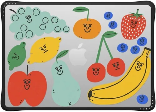 Vista 88 de CASETiFY Impact - Funda para MacBook Air de 13 pulgadas (M1/Intel) [esquinas de impacto acolchadas/resistente a los arañazos/agarre antideslizante]