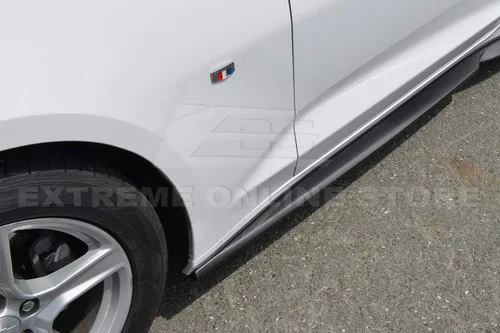Vista 4 de Repuesto para modelos Chevrolet Camaro LT LS RS SS 2016 Par de extensión de panel basculante de falda lateral estilo EOS T6