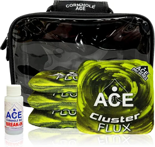Vista 20 de Cluster Flux Bolsos de Cornhole ACE Pro + Kits PRO Tecnología de Almohadilla de Cluster Doble Cara Resbaladiza y Pegajosa para Todo Clima