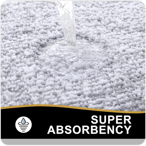 Vista 99 de OLANLY Alfombras de baño 30x20, tapete de baño de microfibra extra suave y absorbente, antideslizante, lavable a máquina, secado rápido, alfombra