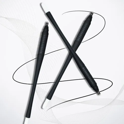 Vista 8 de M Mellie's Signature Microblading - Bolígrafo de cejas desechable con hoja esterilizada, agarre de goma cómodo y esponja de pigmento para Hermanos