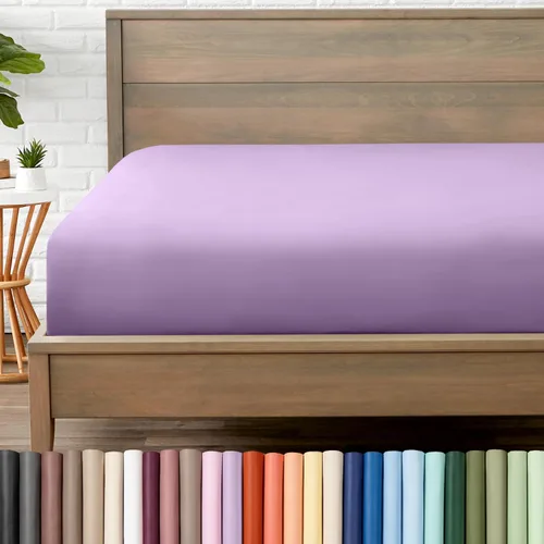 Vista 18 de Bare Home Sábana bajera ajustable individual - 1800 ultrasuave