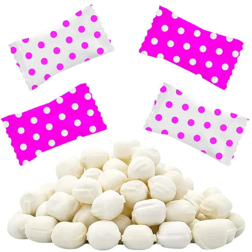 Vista 11 de Fruidles Big Dots - Caramelos de menta, menta para después de la cena, caramelo de menta y mantequilla, sin grasa, certificado Kosher, envueltos