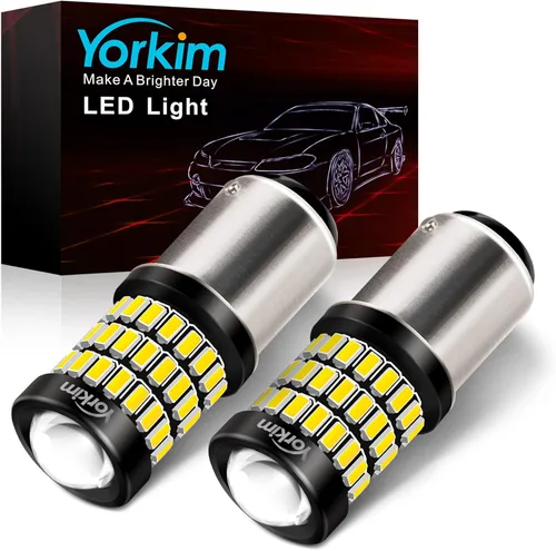 Vista 11 de Yorkim 194 bombillas LED blancas 6000 K súper brillantes de 5ª generación, T10 168 bombilla LED para interior de automóvil, cúpula mapa, puerta