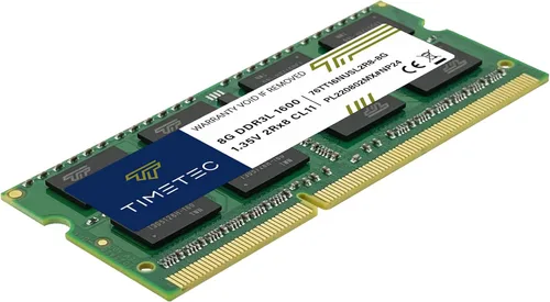 Vista 7 de Timetec 4GB DDR3L / DDR3 1600MHz PC3L-12800 / PC3-12800 Sin ECC Sin Búfer 1.35V / 1.5V CL11 2Rx8 Rango Dual 204 Pines SODIMM Portátil Notebook PC