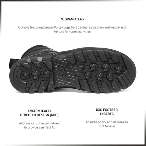 Vista 3 de GARMONT TACTICAL T8 Defense LE Law Enforcement EMS Boots for Men and Women, Full Grain Leather