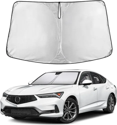 Vista 42 de Parasol para parabrisas para Rivian R1S 2022-2024 2025 compatible con EcoNour material de poliéster 240T, visera solar para coches, reflector que