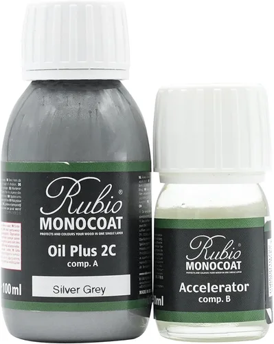 Vista 152 de Rubio Monocoat Tinte y Acabado para Madera 650 pies² - Blanco 5% Oil Plus 2C Secado Rápido, Aceite para Madera de Linaza Ecológico para Uso