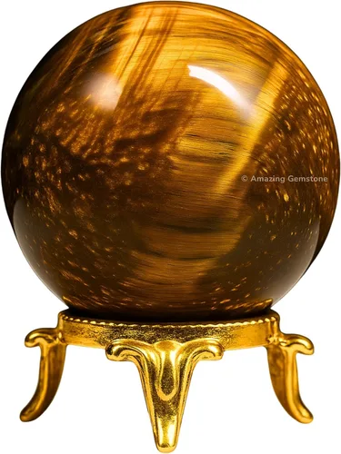 Vista 39 de Amazing Gemstone Bola de cristal de cuarzo transparente con soporte, bolas de meditación de esfera de cristal de 1.5 pulgadas para brujería y bolas