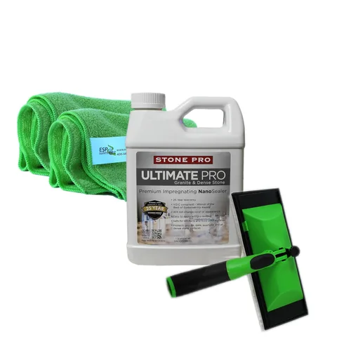 Vista 3 de StonePro – Sellador Ultimate Pro (para Sellado de Granito, Pizarra, Cuarcita y Piedra Densa) (1 Quart – 32 Fl Oz) (1 Quart – 32 Fl Oz)