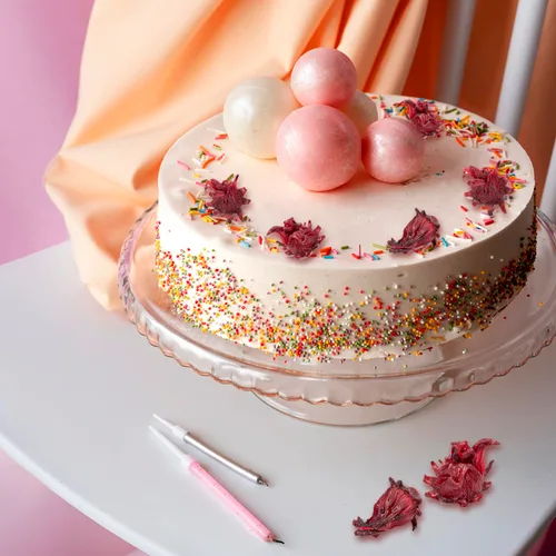 Vista 7 de WOODCHA Hibisco confitado, flores comestibles secas, flores comestibles de hibisco, decoración de pasteles, comida de hibisco, flores deshidratadas