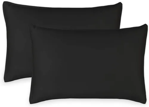 Vista 4 de Fundas de almohada Queen de Pure Bamboo, auténtica viscosa 100% orgánica derivada de bambú, lujosamente suaves y refrescantes, doble costura, cierre