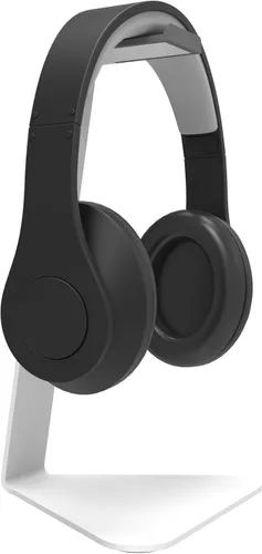 Vista 11 de Kanto Soporte universal para auriculares H1 con acolchado de silicona curvada Negro