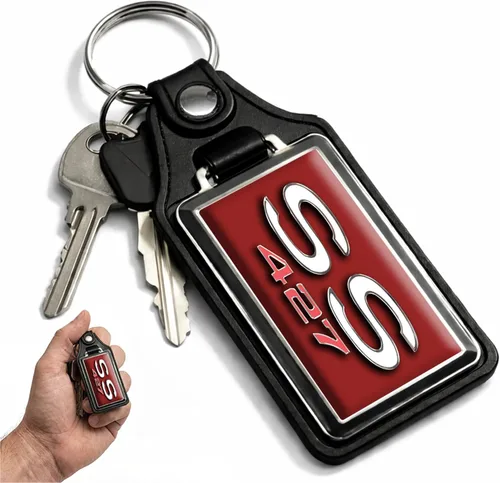 Vista 27 de Brotherhood Car Key Chain for Chevelle - Classic Models Keychain for Men and Women Gift Key Ring