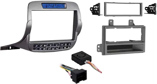 Metra 99-3010S-LC Kit de instalación de doble DIN/individual para Chevy Camaro 2010-UP (Plata)