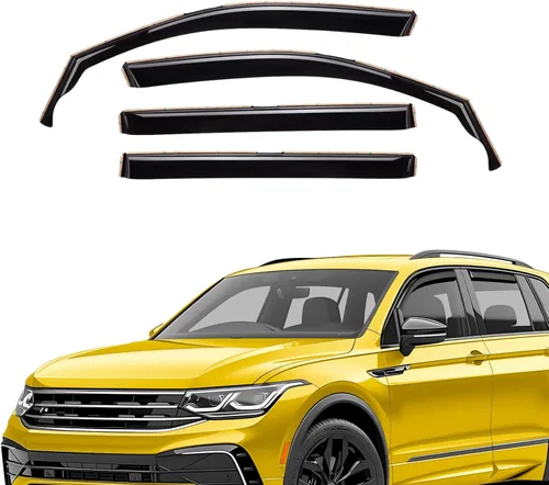 Vista 25 de Deflectores de ventana extra duraderos en el canal, protectores de lluvia aptos para Buick Encore GX 2020-2026, viseras solares, ventilación