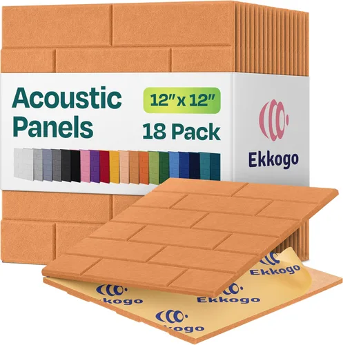 Vista 109 de Paneles acústicos de alta densidad para amortiguar sonidos, forma hexagonal, paquete de 12 unidades de 14" x 12.1" x 0.4", color turquesa océano