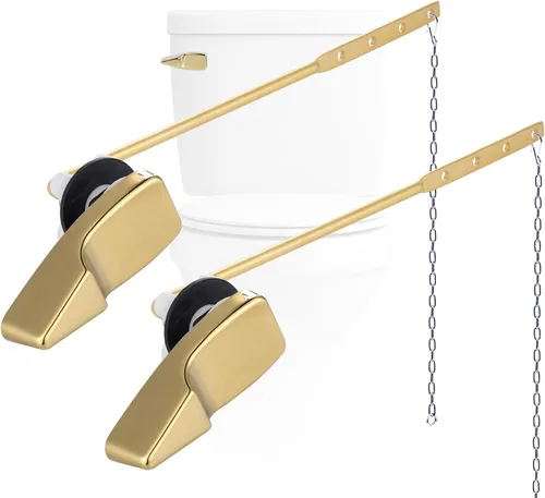 Vista 18 de Hygie Rinse Kit de reemplazo universal de mango de inodoro de metal de montaje frontal compatible con American Standard/Mansfield/Gerber/TOTO, Cromo