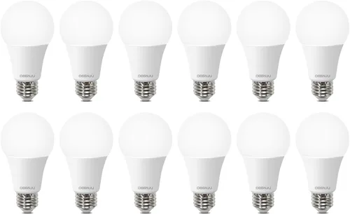 Vista 8 de DEGNJU Bombillas LED, luz diurna, de 5000 K, equivalentes a 60 W, bombillas estándar A19, 800 lm, 15,000 horas, base E26, no regulables, de 8.5 W
