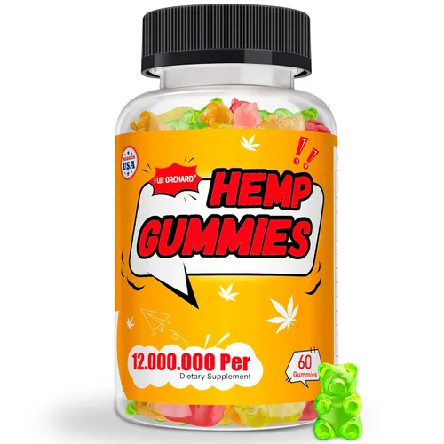 Vista 15 de Gomitas de cáñamo de 24000 mg de alta potencia, gomitas de cáñamo para dormir profundamente y relajación, gomitas de aceite de cáñamo natural