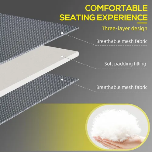 Vista 5 de Outsunny Tumbona plegable con respaldo reclinable de 5 niveles, silla de bronceado con orificio para la cara, sillón al aire libre con bolsillo Beige