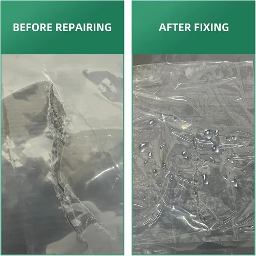 Vista 6 de Cinta de Reparación de Invernadero, Cinta de Plástico para Invernadero de 6.3 mil de Espesor, Cinta Transparente Resistente a los Rayos UV