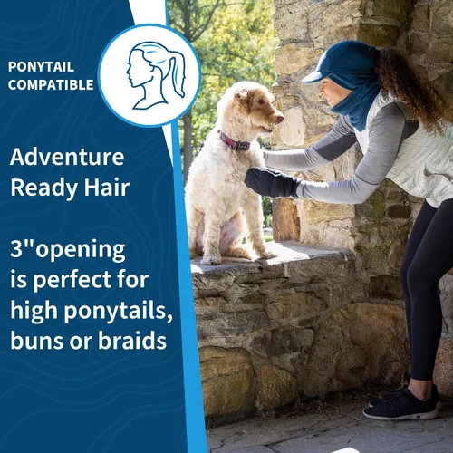 Vista 4 de TrailHeads Trailblazer Adventure - Juego de regalo para mujer con gorro y calentador de cuello de microforro polar