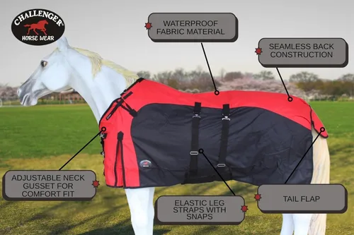 Vista 2 de CHALLENGER 74 "1200D Turnout Impermeable Forro Polar Manta de Invierno Mediano Sábana 386LG