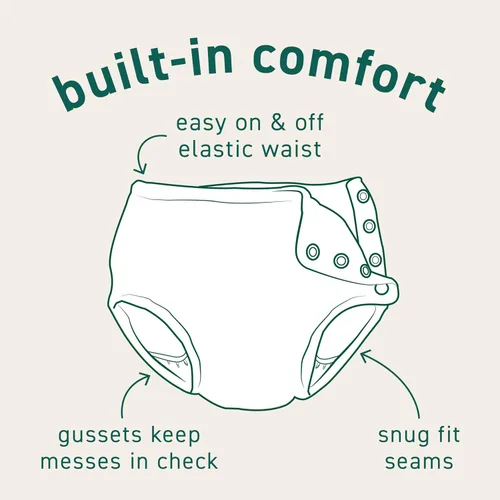 Vista 4 de i play. by green sprouts Baby-Boys Snap Swim Diaper