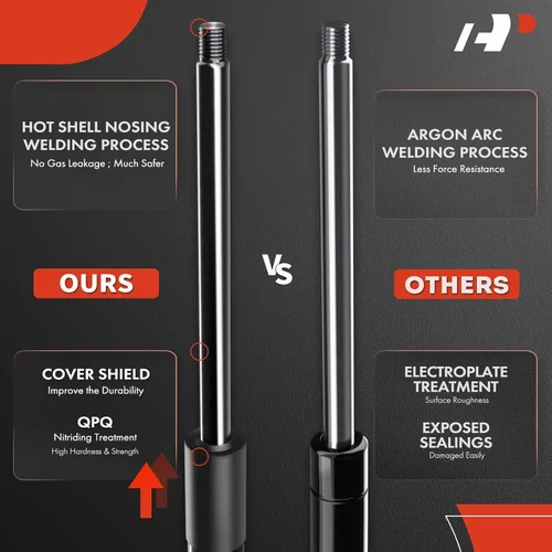 Vista 4 de A-Premium Soporte de elevación de capó para Toyota Landcruiser Land Cruiser 80 LX450 1990-1997 2-PC Set