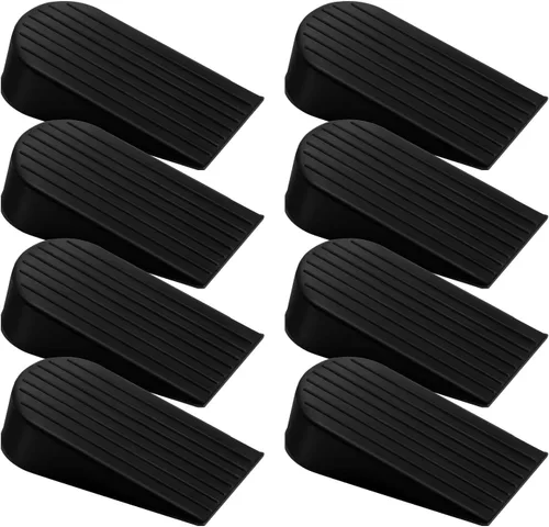 Vista 29 de Crosize Topes de puerta para la parte inferior de la puerta, topes de puerta de goma de alta calidad, cuña de puerta resistente para alfombras