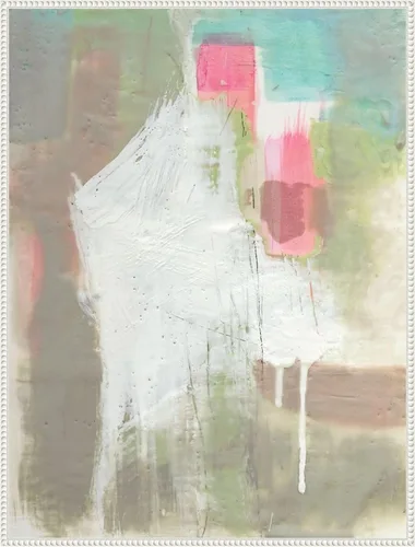 Vista 12 de Amanti Art Framed Canvas Wall Art 24x18 Retro Splash II by Jennifer Goldberger, Framed Wall Art Canvas, Abstract Artwork, Traditional Decor, Medium