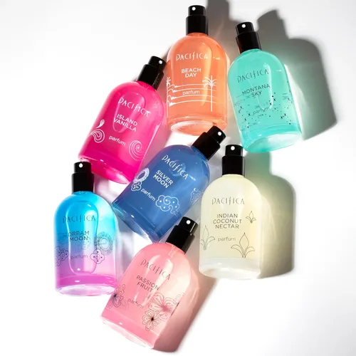 Vista 34 de Pacifica Beauty, Wanderlust - Juego de prueba de perfume en aerosol, vainilla isla, 5 aromas, juego de regalo de muestra de fragancia, aceites