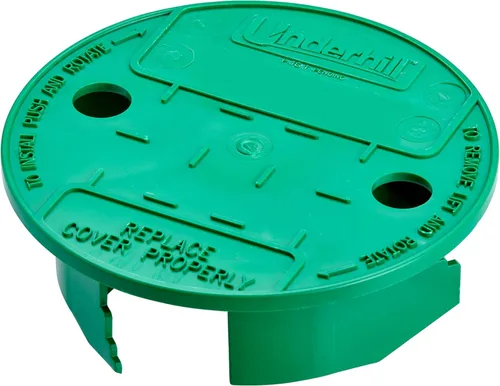 Vista 10 de Underhill Tapa de Caja de Válvula de Rociador Redonda, VersaLid 6 Pulgadas a 7 Pulgadas Universal, Cubierta para Sistema de Riego Automático