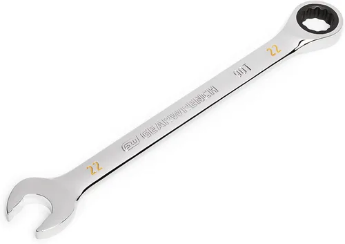 Vista 24 de GEARWRENCH Llave de trinquete combinada con arco oscilante de 4 grados y 12 puntos de 6 mm - 86906