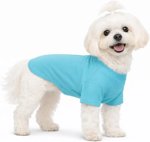 Vista 40 de Lovelonglong 2019 - Ropa para mascotas, Disfraces para Perro, Ropa Camisetas en blanco para Perros Grande Medianos Pequeños 100% Algodón 18